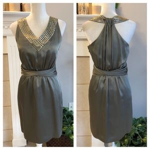 Calvin Klein Olive Green Cocktail Dress
